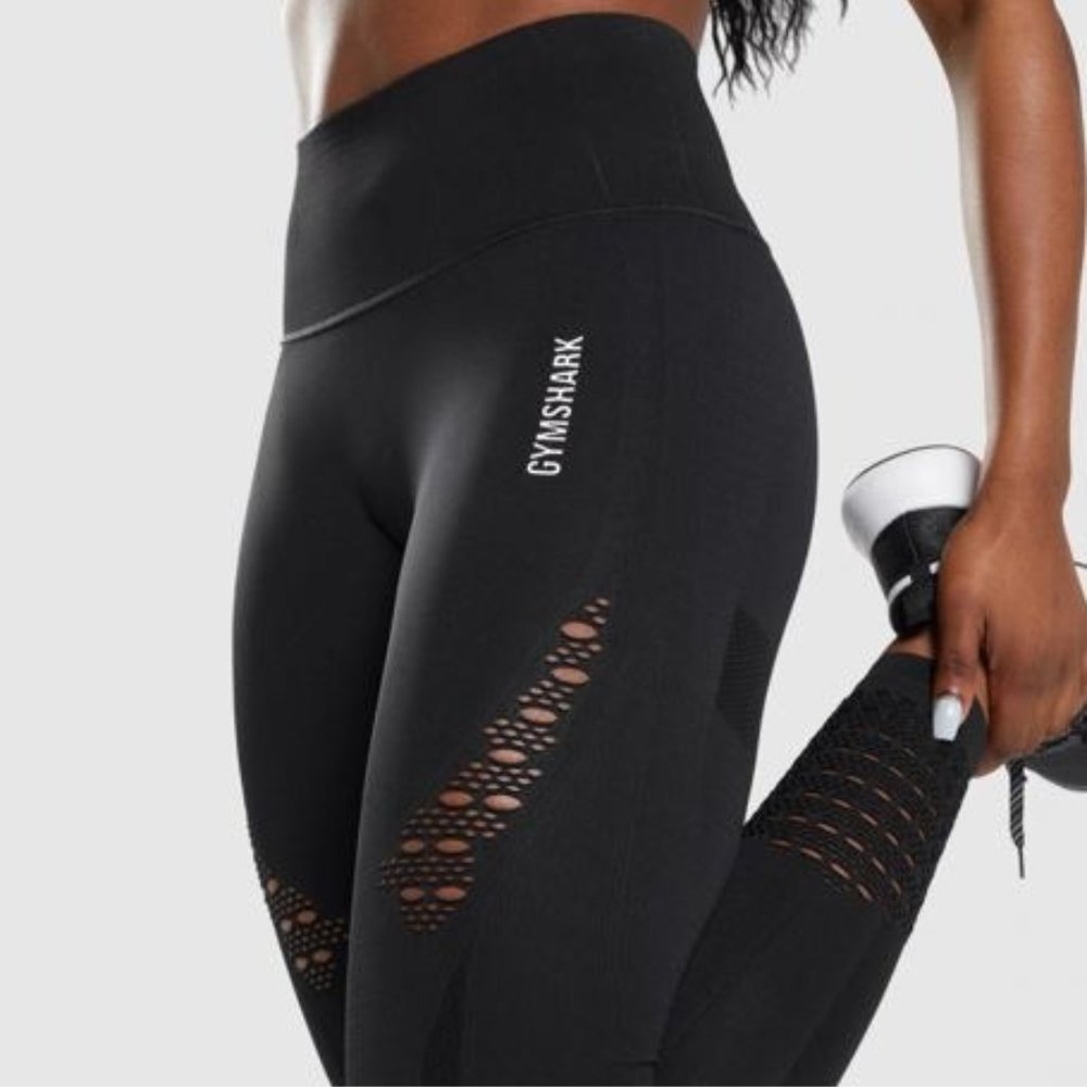 Gymshark Black Energy Seamless Leggings (NWOT)